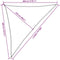 vidaXL - Zonnezeil - 160 - g/m² - 3x4x5 - m - HDPE - rood