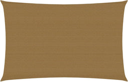 vidaXL - Zonnezeil - 160 - g/m² - 3x5 - m - HDPE - taupe