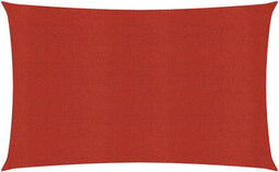 vidaXL - Zonnezeil - 160 - g/m² - 3x6 - m - HDPE - rood