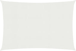 vidaXL - Zonnezeil - 160 - g/m² - 3x6 - m - HDPE - wit