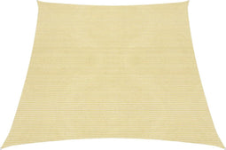 vidaXL - Zonnezeil - 160 - g/m² - 4/5x3 - m - HDPE - beige
