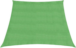 vidaXL - Zonnezeil - 160 - g/m² - 4/5x3 - m - HDPE - lichtgroen