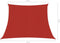vidaXL - Zonnezeil - 160 - g/m² - 4/5x3 - m - HDPE - rood