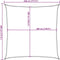 vidaXL - Zonnezeil - 160 - g/m² - 4,5x4,5 - m - HDPE - zwart