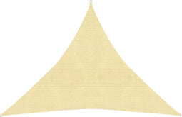 vidaXL - Zonnezeil - 160 - g/m² - 4,5x4,5x4,5 - m - HDPE - beige