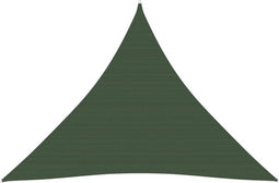 vidaXL - Zonnezeil - 160 - g/m² - 4,5x4,5x4,5 - m - HDPE - donkergroen