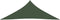 vidaXL - Zonnezeil - 160 - g/m² - 4,5x4,5x4,5 - m - HDPE - donkergroen