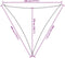 vidaXL - Zonnezeil - 160 - g/m² - 4,5x4,5x4,5 - m - HDPE - donkergroen
