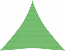 vidaXL - Zonnezeil - 160 - g/m² - 4,5x4,5x4,5 - m - HDPE - lichtgroen