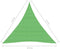vidaXL - Zonnezeil - 160 - g/m² - 4,5x4,5x4,5 - m - HDPE - lichtgroen