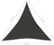vidaXL - Zonnezeil - 160 - g/m² - 4,5x4,5x4,5 - m - HDPE - antracietkleurig