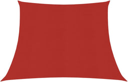 vidaXL - Zonnezeil - 160 - g/m² - 4/5x4 - m - HDPE - rood