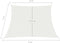 vidaXL - Zonnezeil - 160 - g/m² - 4/5x4 - m - HDPE - wit