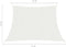 vidaXL - Zonnezeil - 160 - g/m² - 4/5x4 - m - HDPE - wit
