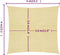 vidaXL - Zonnezeil - 160 - g/m² - 4x4 - m - HDPE - beige