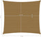 vidaXL - Zonnezeil - 160 - g/m² - 4x4 - m - HDPE - taupe
