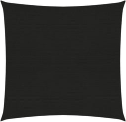 vidaXL - Zonnezeil - 160 - g/m² - 4x4 - m - HDPE - zwart