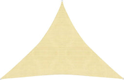 vidaXL - Zonnezeil - 160 - g/m² - 4x4x4 - m - HDPE - beige