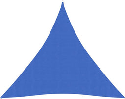 vidaXL - Zonnezeil - 160 - g/m² - 4x4x4 - m - HDPE - blauw