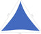 vidaXL - Zonnezeil - 160 - g/m² - 4x4x4 - m - HDPE - blauw