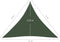 vidaXL - Zonnezeil - 160 - g/m² - 4x4x4 - m - HDPE - donkergroen