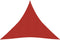 vidaXL - Zonnezeil - 160 - g/m² - 4x4x4 - m - HDPE - rood