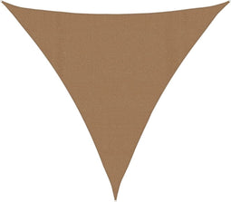 vidaXL - Zonnezeil - 160 - g/m² - 4x4x4 - m - HDPE - taupe