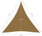 vidaXL - Zonnezeil - 160 - g/m² - 4x4x4 - m - HDPE - taupe
