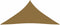 vidaXL - Zonnezeil - 160 - g/m² - 4x4x4 - m - HDPE - taupe