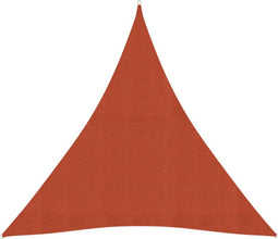 vidaXL - Zonnezeil - 160 - g/m² - 4x4x4 - m - HDPE - terracottakleurig