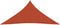vidaXL - Zonnezeil - 160 - g/m² - 4x4x4 - m - HDPE - terracottakleurig