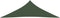 vidaXL - Zonnezeil - 160 - g/m² - 4x4x5,8 - m - HDPE - donkergroen