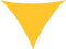 vidaXL - Zonnezeil - 160 - g/m² - 4x4x5,8 - m - HDPE - geel