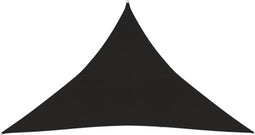 vidaXL - Zonnezeil - 160 - g/m² - 4x4x5,8 - m - HDPE - zwart