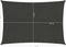 vidaXL - Zonnezeil - 160 - g/m² - 4x5 - m - HDPE - antracietkleurig