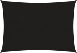 vidaXL - Zonnezeil - 160 - g/m² - 4x5 - m - HDPE - zwart