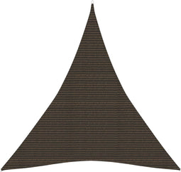 vidaXL - Zonnezeil - 160 - g/m² - 4x5x5 - m - HDPE - bruin