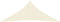 vidaXL - Zonnezeil - 160 - g/m² - 4x5x5 - m - HDPE - crèmekleurig