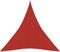 vidaXL - Zonnezeil - 160 - g/m² - 4x5x5 - m - HDPE - rood
