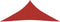 vidaXL - Zonnezeil - 160 - g/m² - 4x5x5 - m - HDPE - rood