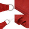 vidaXL - Zonnezeil - 160 - g/m² - 4x5x5 - m - HDPE - rood
