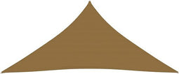 vidaXL - Zonnezeil - 160 - g/m² - 4x5x5 - m - HDPE - taupe