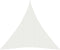 vidaXL - Zonnezeil - 160 - g/m² - 4x5x5 - m - HDPE - wit