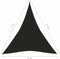 vidaXL - Zonnezeil - 160 - g/m² - 4x5x5 - m - HDPE - zwart