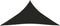 vidaXL - Zonnezeil - 160 - g/m² - 4x5x5 - m - HDPE - zwart