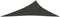 vidaXL - Zonnezeil - 160 - g/m² - 4x5x6,8 - m - HDPE - antracietkleurig