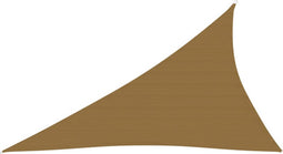 vidaXL - Zonnezeil - 160 - g/m² - 4x5x6,8 - m - HDPE - taupe