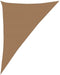 vidaXL - Zonnezeil - 160 - g/m² - 4x5x6,8 - m - HDPE - taupe