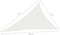 vidaXL - Zonnezeil - 160 - g/m² - 4x5x6,8 - m - HDPE - wit