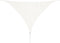 vidaXL - Zonnezeil - 160 - g/m² - 4x5x6,8 - m - HDPE - wit